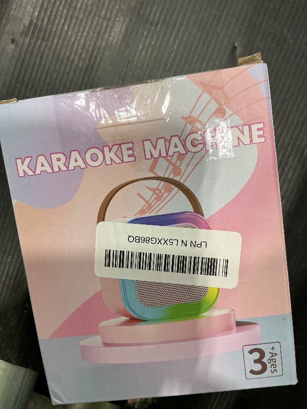 Photo 1 of ?2025 Newest? Mini Karaoke Machine for Kids Girls & Boys - Portable Bluetooth Speaker with 2 Wireless Microphones - Kids Birthday Gifts for Ages 4-10 - Kids' Instrument Accessories - Purple
