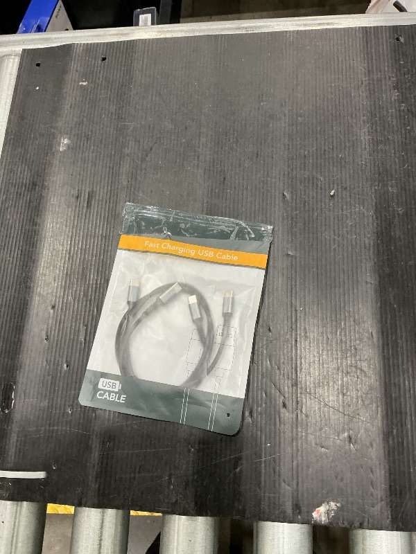 Photo 1 of 1.5ft USB C Charging Cable, 2 Pack Braided USB C to USB C Cable 60W/3A CarPlay USBC Cord Compatible with iPhone 15 Samsung Galaxy S23 Ultra Google Pixel, Short USB C to C Cable for Car