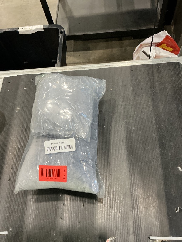 Photo 1 of 1 MIDDLE ONE 2 Pack Small Pillow, Memory Foam Mini Pillow 11 X 7 Inches for Travel, Sleeping, Nap and Neck, Knee, Lumbar Support, Tiny Cushion for Pet, Dogs (Grey)