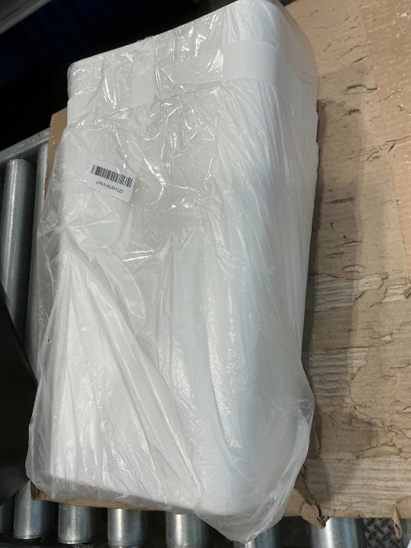 Photo 1 of **MISSING PARTS/check clerk comments**
N. NETDOT 3 Pack 10L / 2.6 Gallon Small Trash Can with Lid, Bathroom Garbage Can with Pop-Up Lid, Waste Basket for Bathroom, Kitchen, Bedroom, Powder Room, Craft Room, Office, College (Off White)