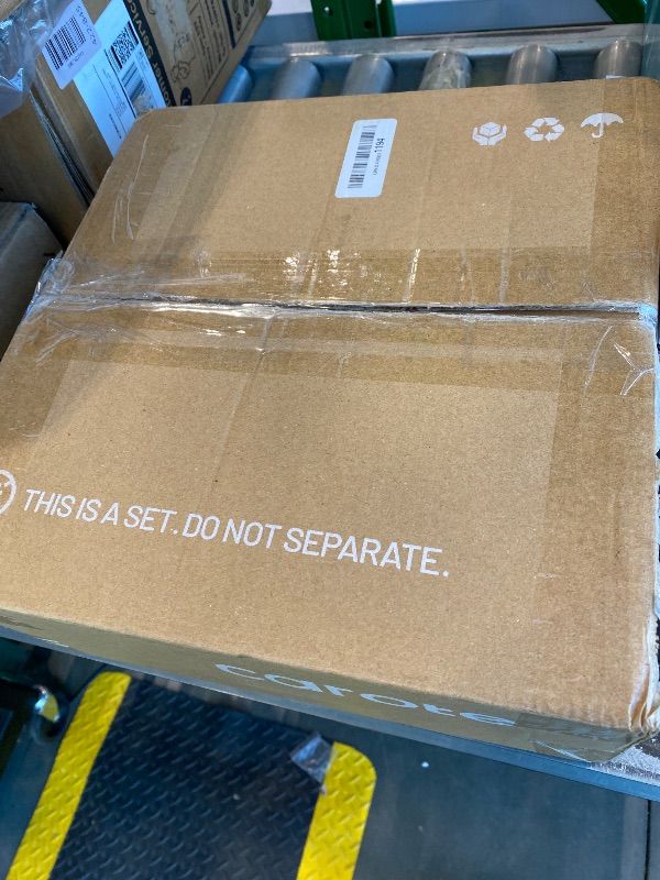 Photo 1 of *MISSING PARTS - See Clerk Notes*
CAROTE Non Stick Frying Pan Skillet Set, Omelet Pan, Healthy Non Toxic Granite Chef Pan, Induction Compatible Egg Frying Pan with Heat-Resistant Handle, PFOA-Free,Cream White,8"+10"+12"