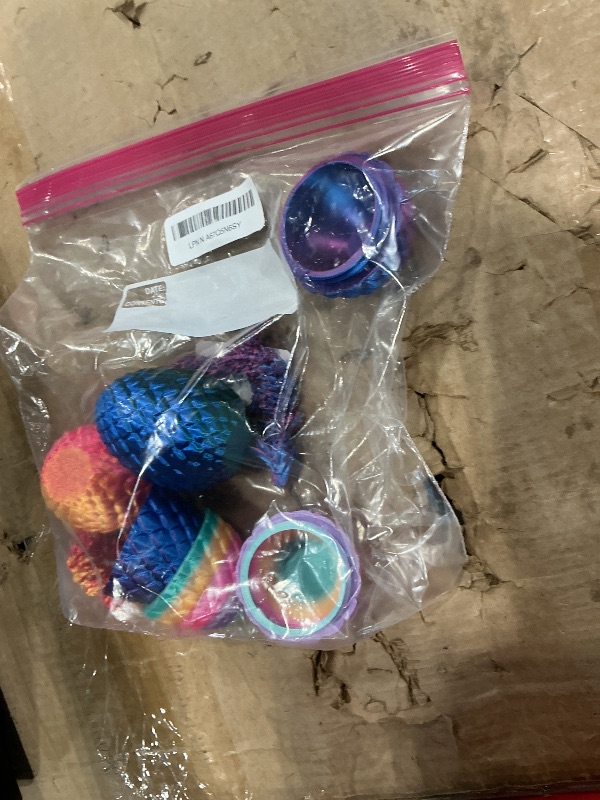 Photo 1 of ***MISSING PIECES*** Rapean 8" 3D Printed Dragon Eggs, Mystery Crystal Dragon Egg for Easter Basket Stuffers and Essentials, Unique Easter Toys & Decor, Fantasy Tabletop Decor for Kids & Collectors (4 Pack)