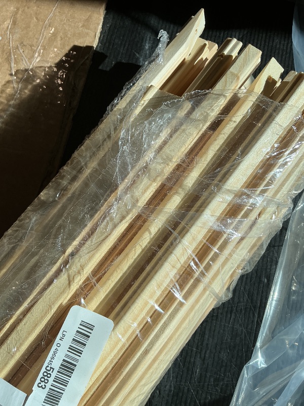 Photo 1 of ***MISSING HARDWARE*** Tosnail 10 Pack 12" Art Easel Stand Tabletop Wooden Display Stand Photo Holder Display Stand for Artist, Students, Adults, Kids Painting