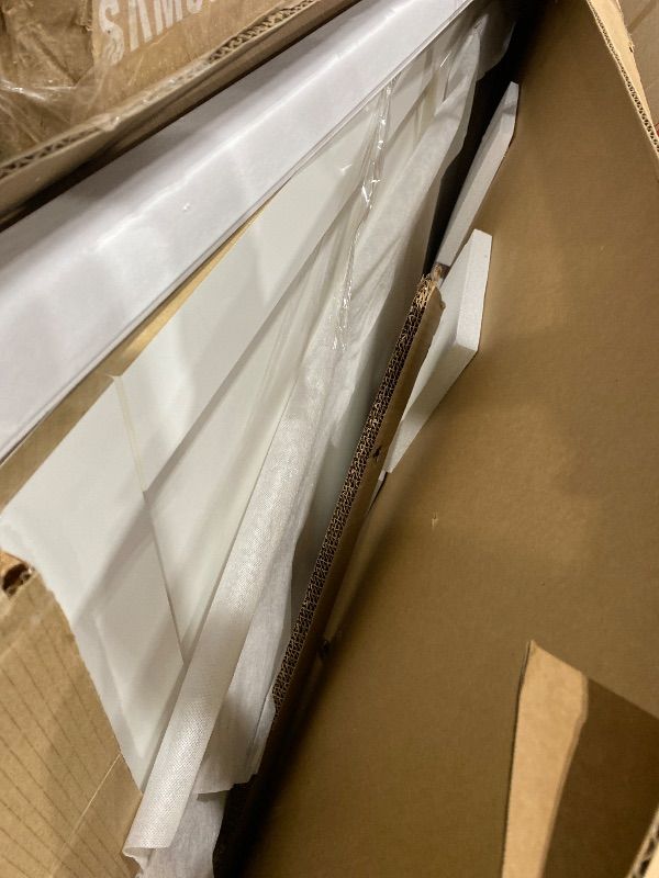 Photo 1 of ***ONLY HEADBAORD***Signature Design by Ashley Bostwick Shoals Transitional Queen Panel Bed, Foundation or Box Spring Needed, White
