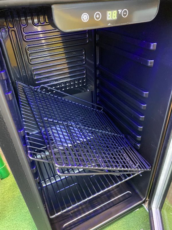 Photo 1 of **MAJOR DAMAGE**
Electactic Mini Fridge 130 Can Beverage Refrigerator Cooler, 3.2 Cu.Ft Drink Fridge for Soda Wine Beer, Adjustable Temperature Control for Home Office, Black