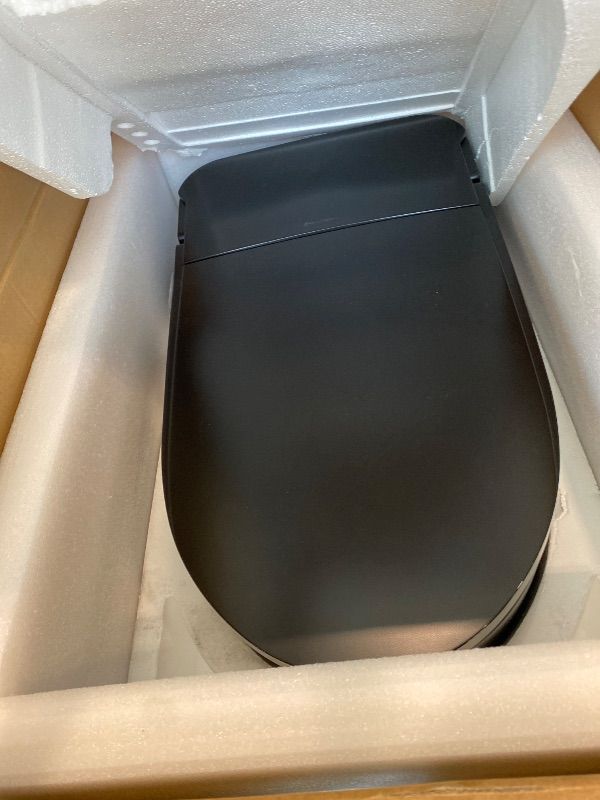 Photo 1 of *MINOR DAMAGE - USED*
Swiss Madison Avancer One Piece Smart Toilet 1.28 GPF in Matte Black with Heated Bidet, Air Drying, Night Light, Foot Sensor