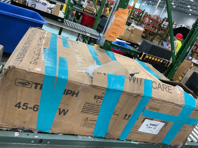 Photo 1 of *UNTESTED*
Triumph 56” 4-in-1 Swivel Multi-Game Table - Air Hockey, Billiards, Foosball, Ping Pong - Rustic Wood Grain Finish