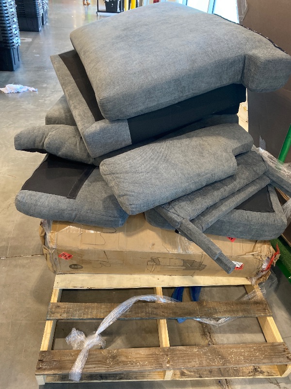 Photo 1 of **Missing Parts**
Shintenchi Sectional Couches for Living Room, U-Shaped Sectional Sofa Couch with Double Chaise, 4-Seat Modern Couch Set for Apartment, Sofa Home Furniture, Black