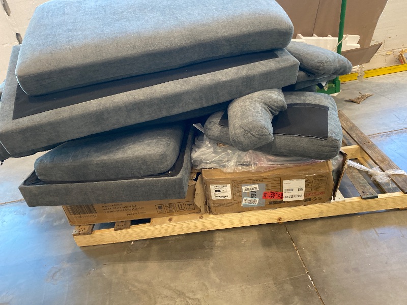 Photo 1 of **Missing Parts**
Shintenchi Sectional Couches for Living Room, U-Shaped Sectional Sofa Couch with Double Chaise, 4-Seat Modern Couch Set for Apartment, Sofa Home Furniture, Black