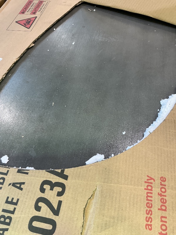 Photo 1 of ***ONLY TABLE***Merax 5 Pieces Counter Height Rustic Farmhouse Dining Room Wooden Bar Table Set with 4 Chairs, Grey