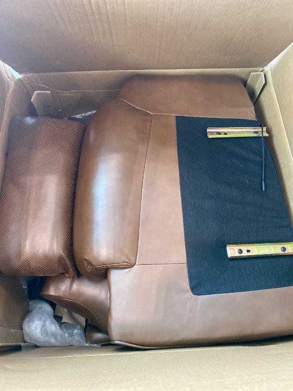 Photo 1 of *PARTIAL SET*
Recliner Chair, Electric Power Lift Chair with Remote, Stand Assist for Elderly, 3 Adjustable Positions, USB Charging Ports, Cup Holders, Side Storage Pockets, Comfortable Sofa for Living Room, Brown