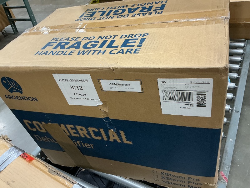 Photo 1 of *UNTESTED*
ARGENDON Commercial Dehumidifier,180 Pints Industrial Dehumidifier with Pump & Drain Hose for Whole House, Crawl Space, Warehouse, Up to 2,300 sq ft, Water Damage Restoration, 5-Year Limited Warranty