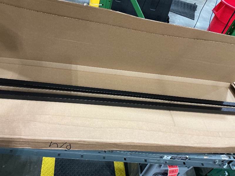 Photo 1 of **MAJOR DAMAGE**
Carlisle FoodService Products Buffet Bar Sneeze Guard with Aluminum Frame for Catering, Buffets, Restaurants, Plastic, 73.37 x 12.19 x 25.5 Inches, Black