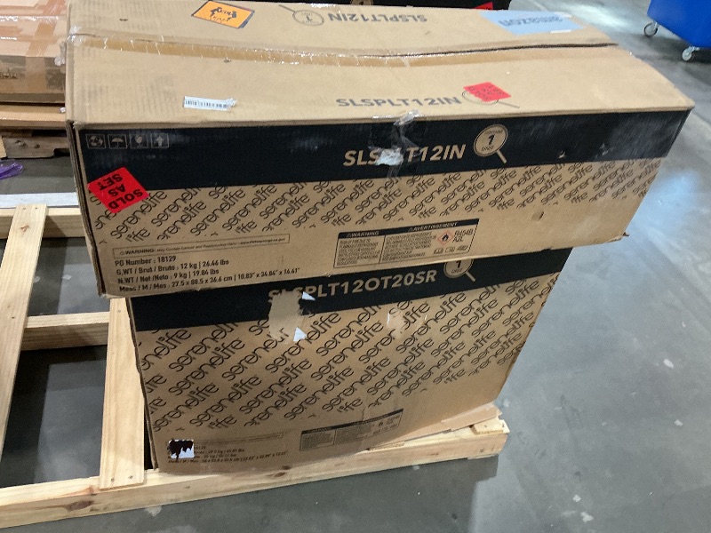 Photo 1 of **MISSING PARTS/check clerk comments**
SereneLife 12,000 BTU Mini Split AC & Heating System, 115V Indoor & Outdoor Wall-Mounted Units with WiFi, Installation Kit Included for Home, Office & Bedroom, Up to 550 Sq. Ft. Coverage