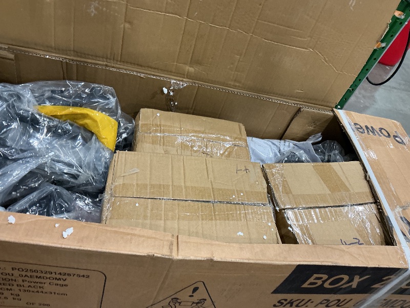 Photo 1 of *PARTIAL SET*
GarveeLife Power Cage with More Training Attachment, Red