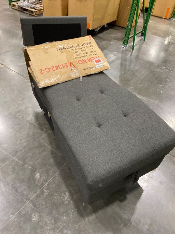 Photo 1 of *PARTIAL SET - See Clerk Notes*
Ball & Cast L-Shape Convertible Sectional Sleeper Sofa Bed,4 in 1 Pull Out Couch with Storage Chaise & Removable Back Cushions,Reversible Sleeper Corner Couch,Pull-Out Sofa Bed for Living Room,Office