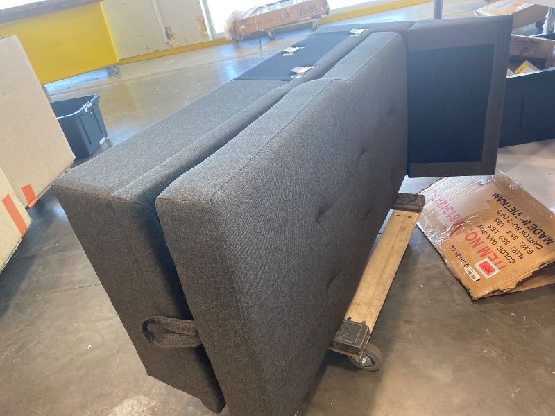 Photo 1 of *PARTIAL SET - See Clerk Notes*
Ball & Cast L-Shape Convertible Sectional Sleeper Sofa Bed,4 in 1 Pull Out Couch with Storage Chaise & Removable Back Cushions,Reversible Sleeper Corner Couch,Pull-Out Sofa Bed for Living Room,Office