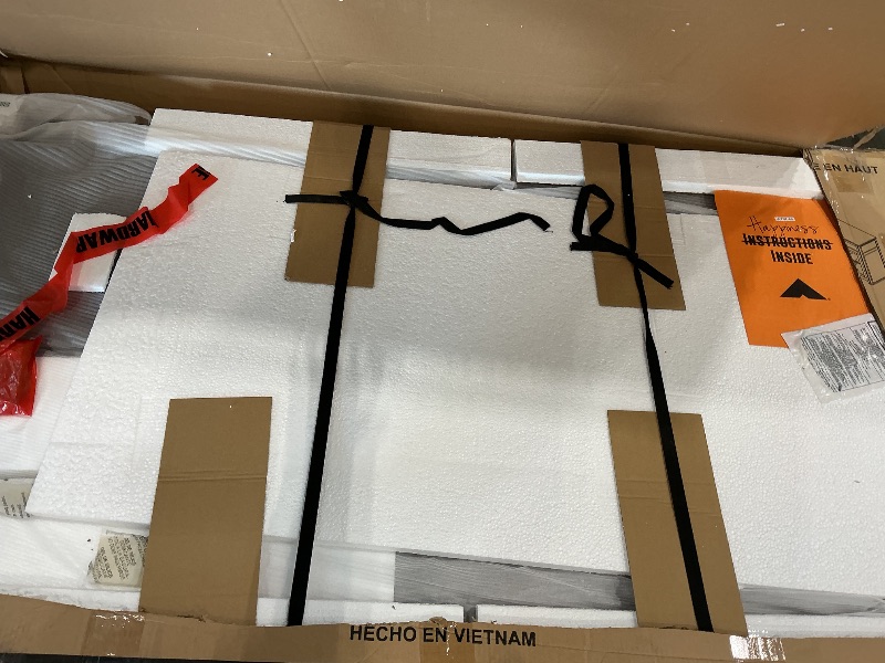 Photo 1 of **PARTIAL SET ** Signature Design by Ashley Harpan Traditional TV Stand Fits TVs up to 70", 3 Adjustable Shelves, 2 Storage Cabinets, Brown