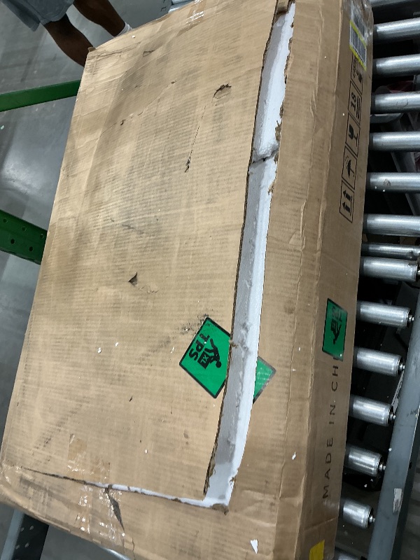 Photo 1 of **Selling for parts**
DWVO LED Coffee Table with Storage 4 Drawers, Modern High Glossy Coffee Tables for Living Room, Black Rectangle Coffee Table Small Center Table with Open Display Shelf & Sliding Drawers, Black