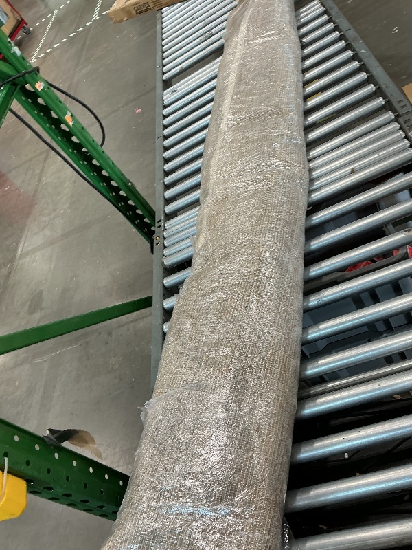 Photo 1 of **MAJOR DAMAGE**
 Amber Lewis Molly Collection MOL-06 Gold/Blue 7'-10" x 10' Low Pile Area Rug