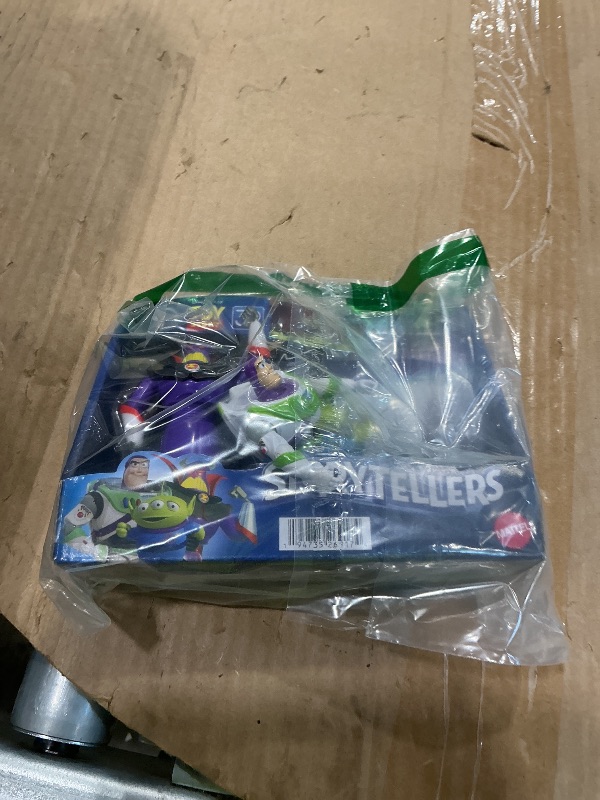Photo 1 of **BUZZ IS BROKEN**Mattel Disney Pixar Storytellers Story Intergalactic 3-Pack of Action Figures, 4-Inch Scale Buzz Lightyear, Zurg & Alien Posable Toys