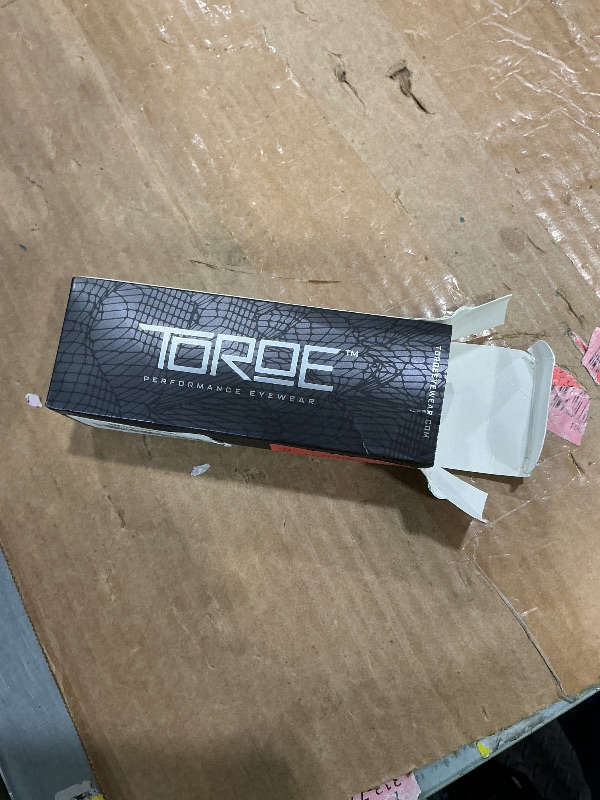 Photo 1 of *MINOR DAMAGE - USED*
TOROE Eyewear Super Dark Polarized Black Sunglasses Casual Blacked Out Category 4 Tinted Lenses (RANGE | White Emblem | C4)