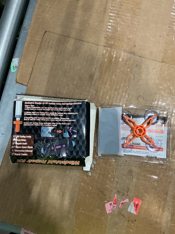 Photo 1 of *MISSING PARTS*
Brennenstuhl Windshield Repair Kit for Chips and Cracks, Rock Chip Repair Kit Windshield, for All Car Windshield Crack Repair Kit to Repair Scratches, with Curing and Pressurizing Device