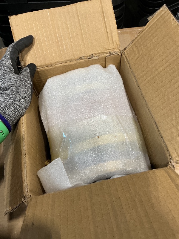 Photo 1 of 1.5L Whiskey Barrel Dispenser Oak Aging Barrels Home Whiskey Barrel Decanter for Wine, Spirits, Beer, and Liquor (Brown)