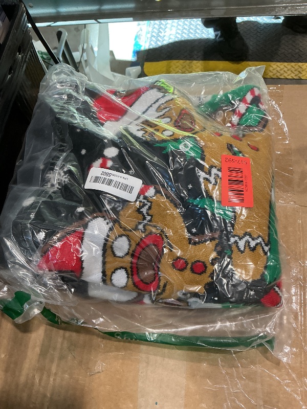 Photo 1 of **MISSING PARTS/check clerk comments**
Goodstoworld Ugly Christmas Sweater Men Light Up Knitted Pullover Matching Christmas Led Gingerbread Sweaters