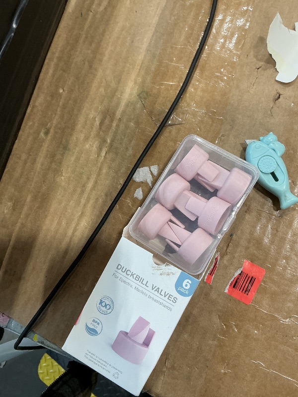 Photo 1 of [6-Count] Papablic Duckbill Valves, Replacement Milk Valves Compatible with Spectra S1 S2 and Medela Breast Pumps Accessories, BPA & DEHP Free, Pink