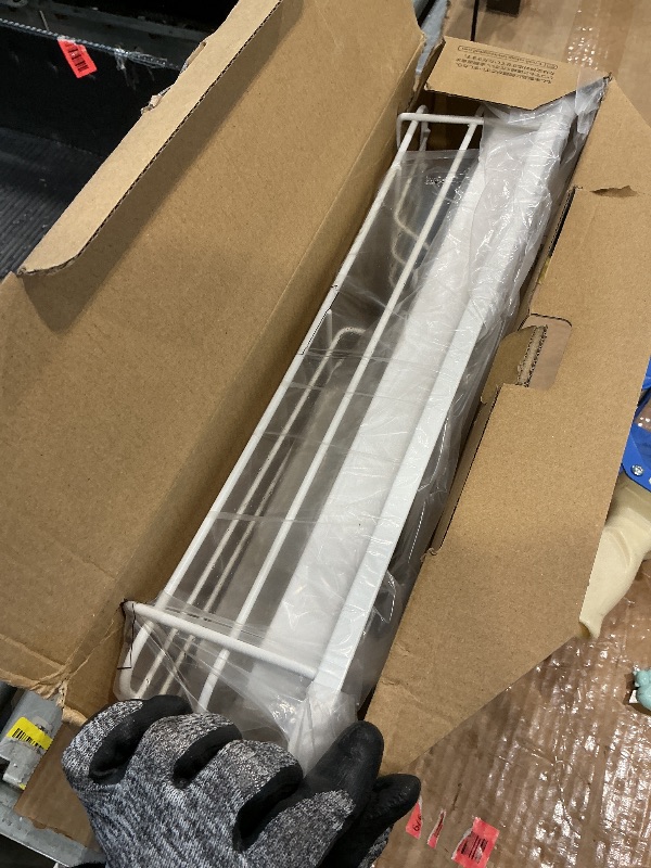 Photo 1 of *UNTESTED*
Sakugi Stainless Steel Dish Drying Rack for Kitchen Counter, Sink Organization and Storage Essentials with Silverware & Utensil Holder, Home and Apartment Decor, 12''W x 15.5''L, White