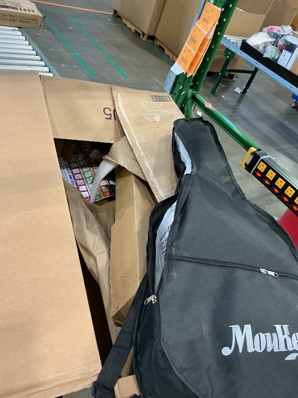 Photo 1 of *MISSING PARTS UNKNOWN*
Moukey 36 Inch Acoustic Guitar for Beginners Kids Youth 3/4 Size Dreadnought Travel Guitarra Acustica Kit with Chord Poster, Gig Bag, Tuner, Picks, Nylon Strings, Capo, Strap - Natural