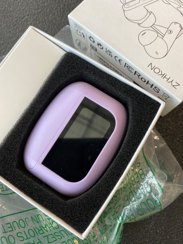 Photo 1 of *MINOR DAMAGE - USED*
Wireless Earbuds, Bluetooth 5.4 Headphones with Multifunctional Touch Screen, 48H Bass Stereo Ear buds with ANC/ENC Noise Cancelling/Transparency mode, IPX7 Earphones with 5 EQ Modes, Taro Purple