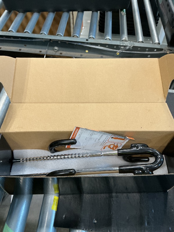 Photo 1 of *missing items*  Tevlaphee Steering Wheel Lock Anti-Theft Car Device Heavy Duty Security Car Lock Antitheft Locking Devices Great Deterrent Adjustable Car Wheel Lock Anti Theft for Vehicle Truck with 3 Keys(Black)