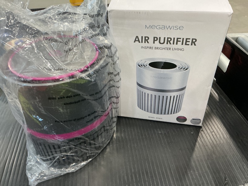 View 3 of *MISSING PARTS*
MEGAWISE Office Air Purifier with 3-in-1 HEPA Filter Desktop Air Cleaner for Smoke, Dust, Pollen, Pet Dander, HEPA Air Purifier for Home and Bedroom, 100% Ozone Free (Available for California)