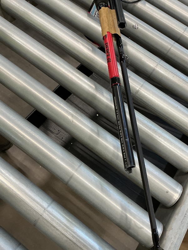 Photo 1 of *Major Damaged - Check clerk notes*
PENN Fierce IV Spinning Reel and Fishing Rod Combo,Black/Red