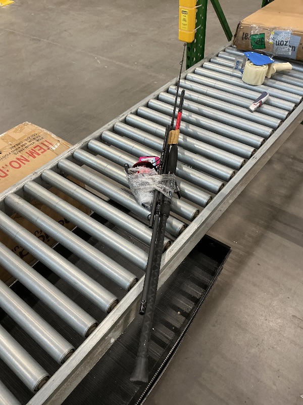 Photo 1 of *Major Damaged - Check clerk notes*
PENN Fierce IV Spinning Reel and Fishing Rod Combo,Black/Red