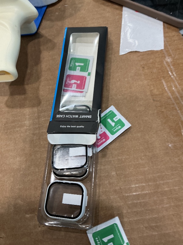 Photo 1 of [6 Pack] Case for Apple Watch 42mm Series 11/10 Screen Protector, HAANILKYI Ultra-Thin Tempered Glass, Full Coverage Scratch-Resistant Hard Face Cover for iWatch 42 mm