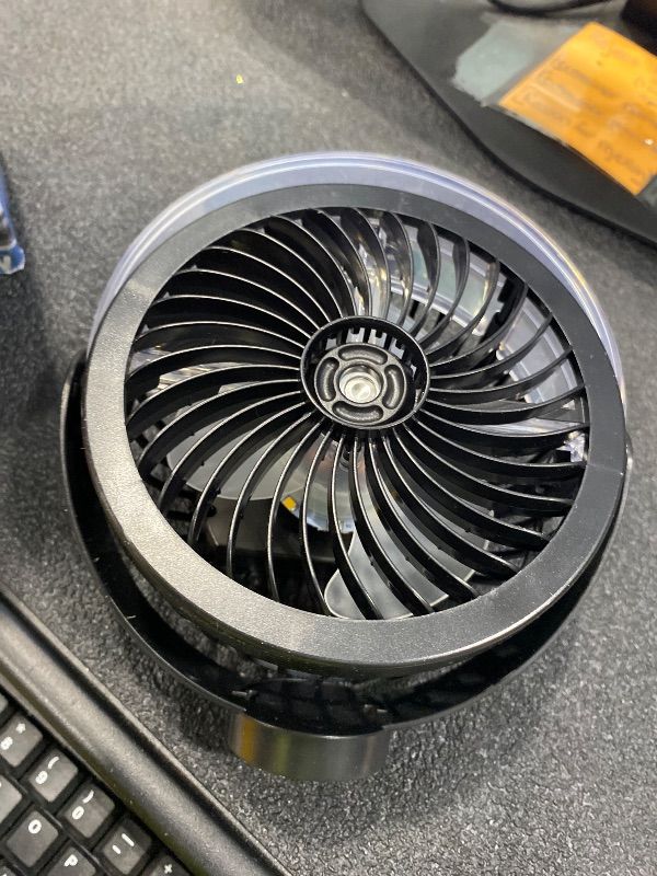 Photo 1 of ***SEE CLERK NOTE** Misting Stroller Fan, 6000mAh Battery Operated Portable Fan with Light & 360° Pivoting, Personal Fans with Flexible Tripod for Baby, Office, Travel,Treadmill,Outdoors