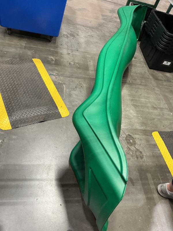 Photo 1 of Backyard Discovery Endeavor II Cedar Wood Swing Set with Wave Slide, Play Deck, Double Rock Wall, Picnic Table, Climbing Wall, Belt Swings, Web Swing, Toy Telescope, Step Ladder, Outdoor Playset