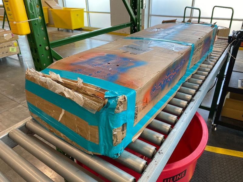 Photo 1 of *PARTIAL SET* FAVSH Full Size Loft Bed with Desk,Solid Wood Loftbed Frame w/Storage Shelves and Staircase,Easy Assembly for Bedroom,White    *See Clerk Notes*