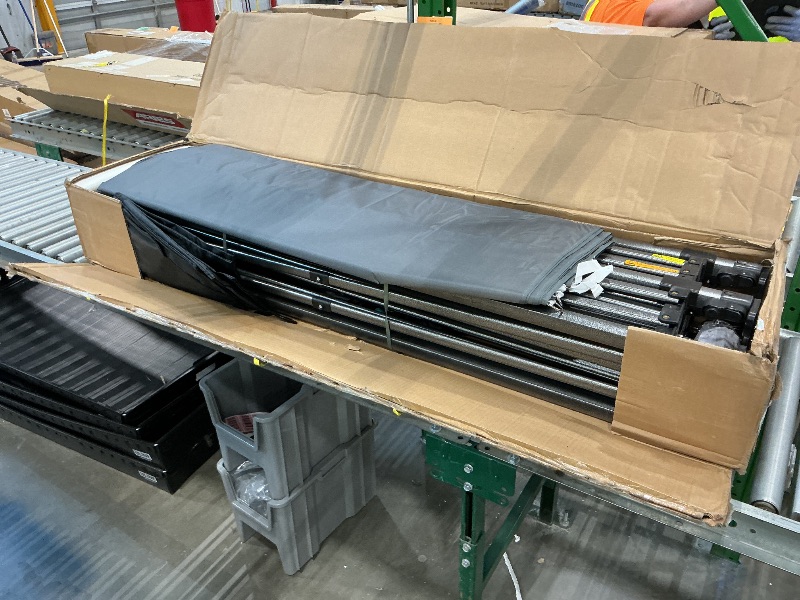 Photo 1 of COBIZI 10x20 Pop Up Canopy Without Sidewall,Heavy Duty Canopy UPF 50+ All Season Wind Waterproof Commercial Outdoor Wedding Party Tents for Parties Gazebo with Roller Bag(10 x 20 ft Gray)