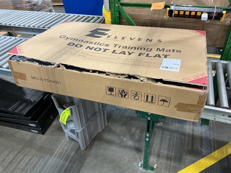 Photo 1 of Elevens Gymnastics Mat for Tumbling 10'x4'x2", Thick Folding Exercise Mat for Home,GYM Mats for Home Workout, Tumbling Mats for Kids,Gymnastics Mat for Wrestling, Jujitsu Black