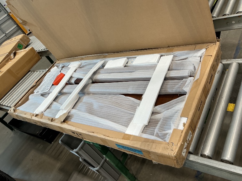 Photo 1 of AFI, Portland Queen Sleigh Solid Wood Panel Headboard, Walnut