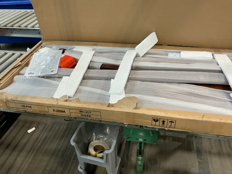 Photo 1 of AFI, Portland Queen Sleigh Solid Wood Panel Headboard, Walnut