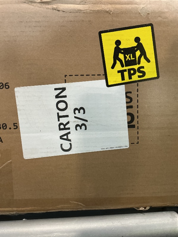 Photo 1 of *Partial Set* YITAHOME 8x10ft Outdoor Resin Storage Shed with Floor, 544 cuft Waterproof Garden Shed with Lockable Door, Windows & Vents, Plastic Tool Storage for Patio Furniture, Lawnmower, and Bike Storage, Gray **PARTIAL SET, BOX 1/3**