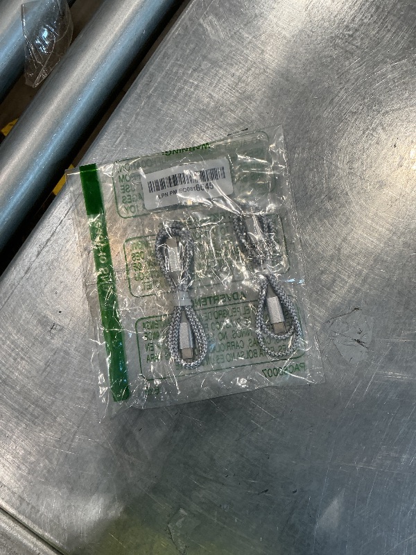 Photo 1 of 1.5ft C to C Cable, 2 Pack Short Type C High-Speed 60W USB C Cable Nylon Braided Charger Cord Compatible for iPhone 17 16 15 Pro/15 Pro Max Android Samsung Galaxy S24 S23 S22,MacBook Pro, iPad