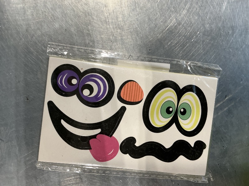 Photo 1 of 36 Pack Halloween Pumpkin Decorating Stickers Mini Make 36 Small Pumpkin Face Stickers for Halloween Kids Toddlers Party Favors Treats Sticker Gifts 18 Sheets, Pumpkins not Included