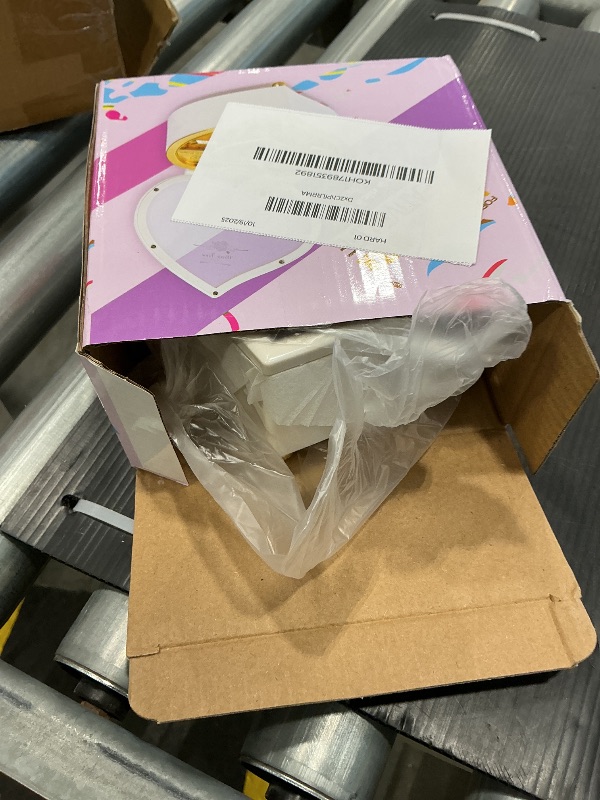 Photo 1 of ***NOT FUNCTIONAL*** yarlung Ballerina Music Box for Mother's Day Gift, White Heart Rotating Dancing Girl Gift Box for Jewelry, Trinket, Keepsake Box, Birthday