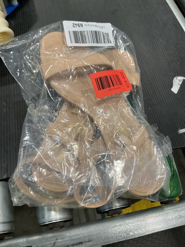 Photo 1 of *Minor Damage*
DREAM PAIRS Women Black White Nude Clear Sandals Low Heel Dressy Sandals Ankle Strap Open Toe Chunky Block Heeled Summer Classic Comfortable Flat Shoes,Size 7.5,Nude Classic,DWUMHS2509